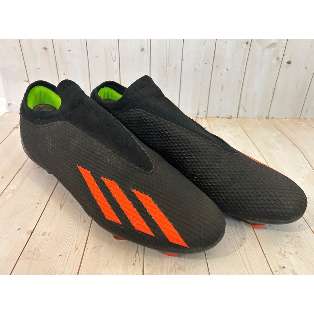 Adidas X Speedportal+ FG Soccer Cleats Core Black Solar Red GW8410‎ Sz 13